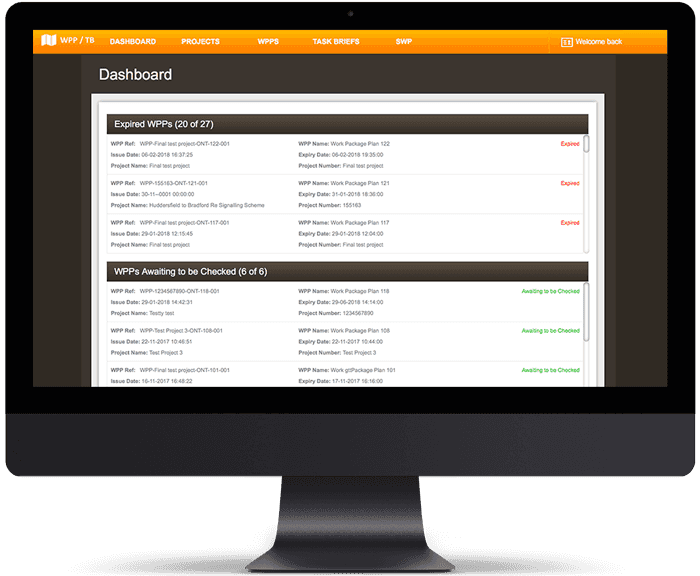 A demo of the WPP/TB Dashboard on desktop