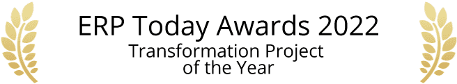 ERP Today Awards 2022   Transformation Project of the Year logo